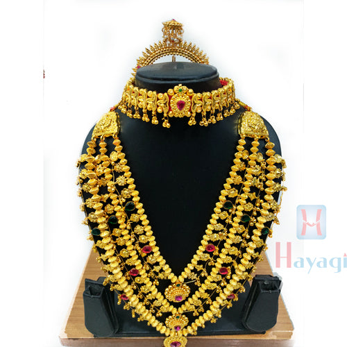 Buy Traditional Gold Platted Maharashtrian Bugadi Earrings Collection  ERG2118 at Amazon.in